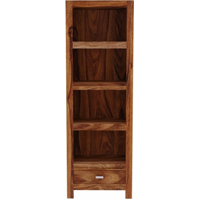indickynabytek.cz Knihovna Gani 60x180x35 z indického masivu palisandr/sheesham