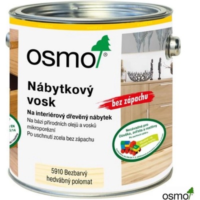 Osmo 5910 Vosk na dřevěný nábytek 2,5 l Bezbarvý