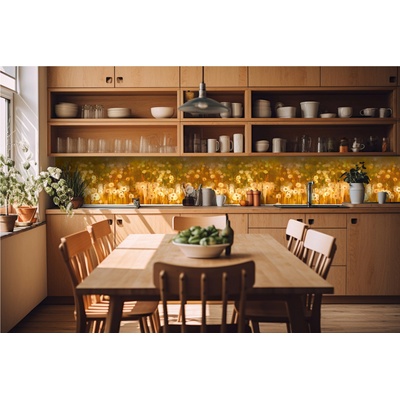 DIMEX ART Фототапет за кухня - винтидж глухарчета 420 x 60 см