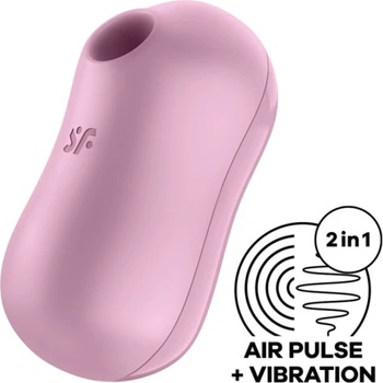 Satisfyer Засмукващ клиторстимулатор с вибрации Cotton Candy