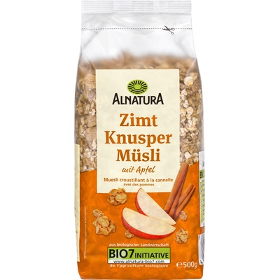 Alnatura Био хрупкаво мюсли с канела - 500 г