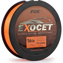 Fox Fishing Exocet Fluoro Mono Fluoro Orange 1000m 0,28mm 5,5kg