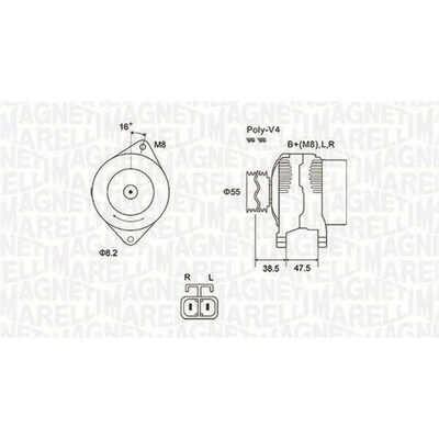 generátor MAGNETI MARELLI 063731798010