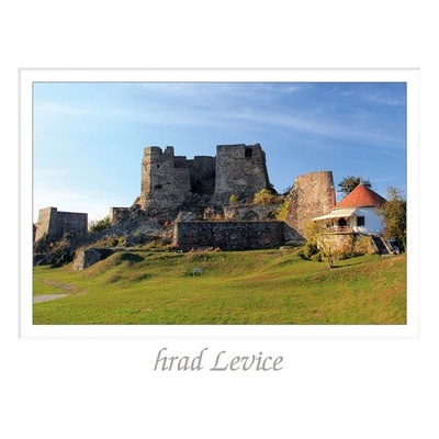 Pohľadnica A6 hrad Levice I