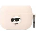 Karl Lagerfeld AirPods Pro розов силиконов калъф Choupette Head 3D (KLAPRUNCHP)