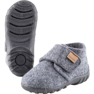 Sterntaler Детски пантофи Sterntaler Kid's Slippers Unisex Slippers - Mittelgrau - размер 25 (EU) (702-3735-0416)