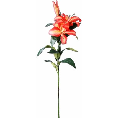 Umělá květina lilie červená 92cm