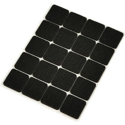 GEKO Samolepící plstěné podložky pod nábytek 20ks, čtvercové 20x20mm G29811 – Zbozi.Blesk.cz