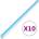 vidaXL Кабелен канал самозалепващ 30x15 мм 10 м PVC (155941)
