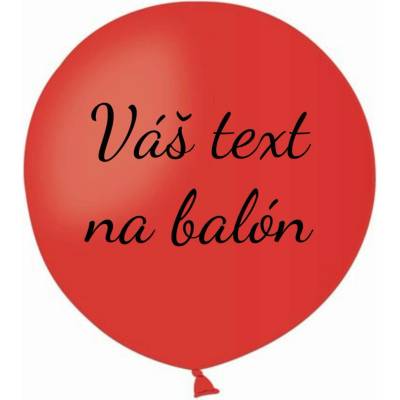 Personal Svet balonku Balón s textem Červený 80 cm