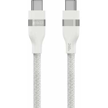 Anker Кабел за бързо зареждане за устройства с USB-C порт - Anker USB-C to USB-C Cable 240W (90 см) (черен) (A82E2H21)