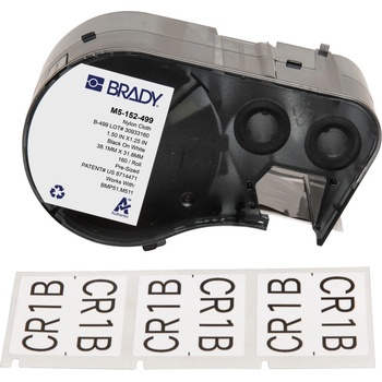 Brady M5-152-499 / 170930, 38.10 mm, Nylon, черно копиране / бял фон (170930)