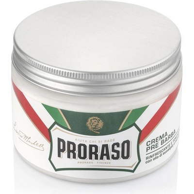 Proraso Green krém pred holením (Eucalyptus Oil and Menthol) 300 ml