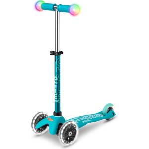 Micro Детска тротинетка Micro - Mini Deluxe Magic LED, Aqua (MMD131) - ozone Тротинетка, скутер