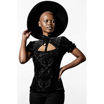 KILLSTAR дамска тениска (връх) KILLSTAR - Dolores Keyhole - Черен - KSRA004357