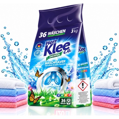 Klee Universal prací prášek 3 kg 36 PD
