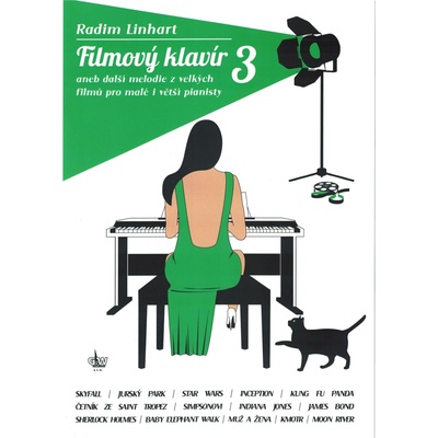 Filmov klavír aneb melodie z velkch film pro mal pianisty 3 Radim Linhart 1361728