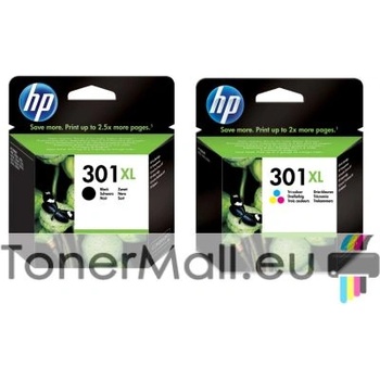 HP Комплект 2бр. мастилени касети HP 301XL Black / Tri-Color