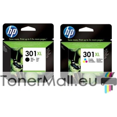 HP Комплект 2бр. мастилени касети HP 301XL Black / Tri-Color
