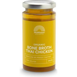 Mattisson Healthstyle Пилешки костен бульон - био - Със зеленчуци, подправки и сол, 240 ml (MT3037)