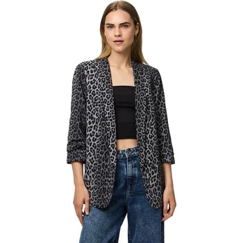 PIECES Сако Pieces Boss 3/4 Printed blazer - Grey (Grey)