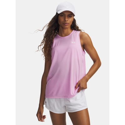 Under Armour Tech Tank Solid Růžová – Zboží Dáma