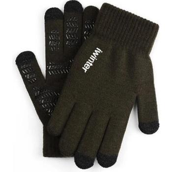 Зимни ръкавици за тъч екрани S/M размер - iWinter Gloves Touch Unisex Size S/M (маслинен)