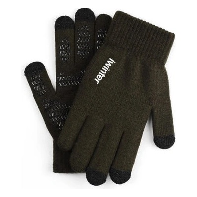 Зимни ръкавици за тъч екрани S/M размер - iWinter Gloves Touch Unisex Size S/M (маслинен)