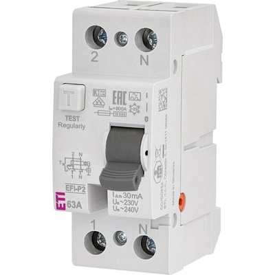 ETI Elektroelemen 2Pól/63A/30mA/A/10kA 002061113