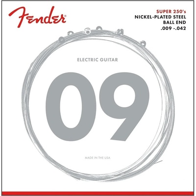 Fender Super Nickel Plated Steel 250L Струни за електрическа китара (0730250403)