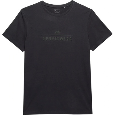 4F pánske tričko SS23 TTSHM539 deep black