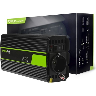 Green Cell 12V na 230V 500W/1000W modifikovaný sínus