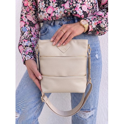 Crossbody kabelka Grosso béžová