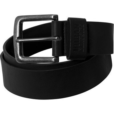 Urban Classics opasek kožený Leather Imi černý