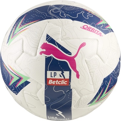 PUMA Orbita Liga Portugal Match Ball 2025 2026 Adults - White/Navy