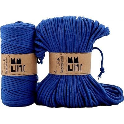 MMboutique bavlněná šňůra 4mm Royal blue Varianta návinu: Přadeno