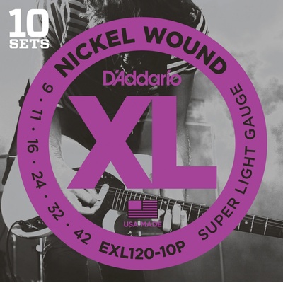 D'addario EXL120-10P