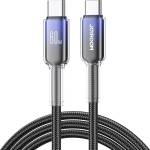JOYROOM Crystal-Clear Series S-A42 USB-C/USB-C black