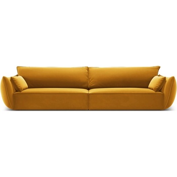 Mazzini Sofa Кадифен диван в цвят горчица 248 cm Vanda - Mazzini Sofas (MAZ_4S_51_F1_VANDA4)
