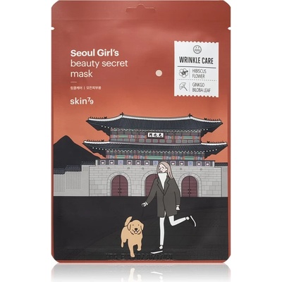 Skin79 Seoul Girl's Beauty Secret платнена маска против бръчки 20 гр