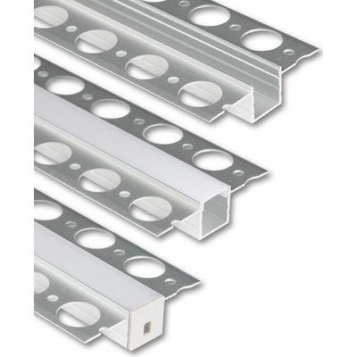 Hliníkový profil pro sádrokarton AU 55x15mm mléčný difuz 2m