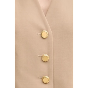 Marciano Guess Елек с вълна Marciano Guess IRINA в бежово с едно копче 5GGN06 7294A (5GGN06.7294A)