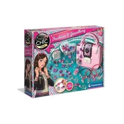Clementoni Crazy Chic DIY Set: Crazy Handbag with Beads & Bracelets Clementoni 17651