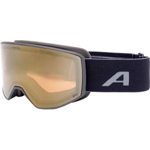Alpina Ски маска Alpina Venet Mirror Photochromic S2-3 (VLT 25-16%) Ski goggles - Black Matt / Gold Mirror - размер One Size (417-4060-0111)