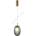 EUROLAMP Пендел 1xE14/25W/230V сив Ø 15 см (EU0319)