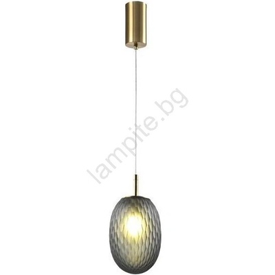 EUROLAMP Пендел 1xE14/25W/230V сив Ø 15 см (EU0319)