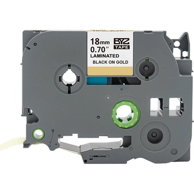 COMPATIBLE Лента лам. Brother TZE841 BK/GO 18/8 съв (HTZE841)