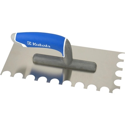 Hladítko Kubala nerezové půlkulaté zuby R15 280 x 120 mm