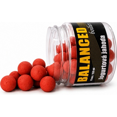 Carp Inferno Balanced Boilie Jogurtová Jahoda 150 ml - 20 mm