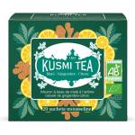 Kusmi Tea Био билков чай мате с джинджифил и лимон, 20 муселинови торбички, Kusmi Tea (KUSMI21344A1120)